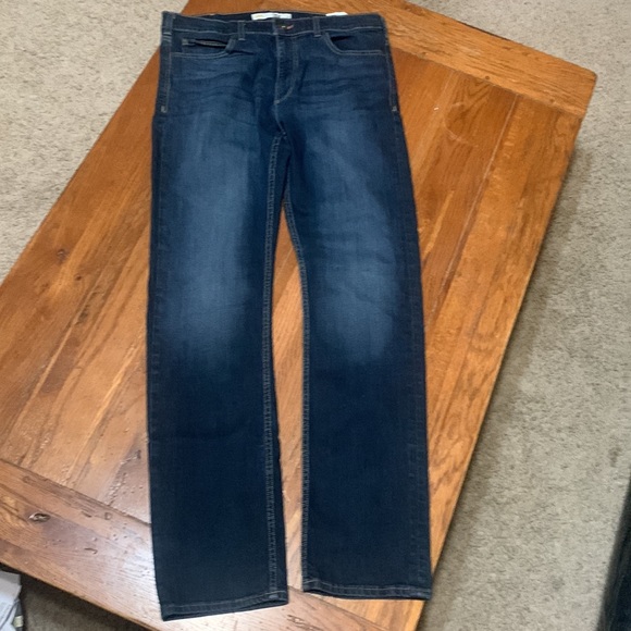 LEE😎Mens MODERN SERIES Slim-Fit Tapered-Leg JEANS 34 X 34 EXCELLENT Condition! - Picture 12 of 16